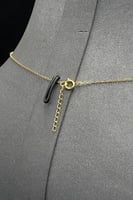 عقد مسمار ذهب تصميم الماس عيار 21 وزن من 3.3 الى 3...