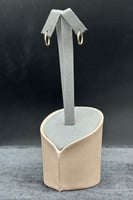 حلق دائري ذهب صافي ايطالي عيار 18 وزن 0.8 جرام