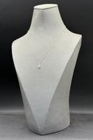 عقد مستطيل ذهب تصميم الماس عيار 18 وزن من 0.4 الى...