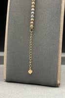 اسوارة ذهب عيار 18 وردات مع كور ذهب ملونه وزن 1.3...