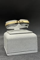 اسوارة مستطيل ذهب تصميم الماس عيار 18 وزن من 16 ال...