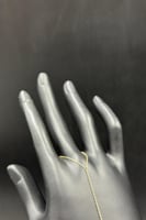 كف دمعة ذهب مع صدف أخضر عيار 18 وزن 1.6 جرام