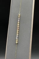 اسوارة كور ذهب صافي ملون عيار 18 وزن 2.2 جرام