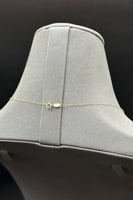 عقد ذهب تصميم الماس عيار 18 وزن 0.6 جرام