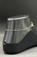 خلخال دائري ذهب مع صدف ابيض عيار 18 وزن 0.9 جرام