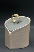 دبلة وردة ذهب تصميم الماس عيار 18 وزن من 2.8 الى 3...