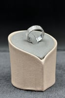 دبلة ذهب ابيض صافي عيار 18 وزن 7 جرام