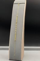 اسوارة جنزير ذهب ايطالي عيار 21 وزن 1.4 جرام