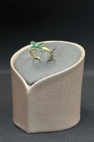 خواتم ايطالي موديل X متعدد الالوان عيار 18 وزن من...