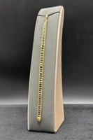 إسوارة ذهب صافي عيار 18 فخامة فيرا وزن 8.6 جرام تص...