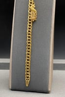 اسوارة جنزير ذهب صافي عيار 21 وزن 7 جرام