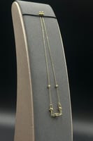 اسوارة جنزير مونيكا ذهب صافي ( امكانية التكبير و ا...