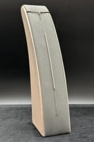 اسوارة تنس ذهب ابيض تصميم الماس عيار 18 وزن من 2 ا...