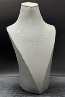 شوكر فراشة ذهب صافي عيار 18 وزن من 1.1 الى 1.2 جرا...