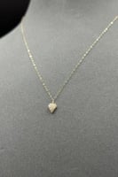 عقد ذهب تصميم الماس عيار 18 وزن 0.3 جرام