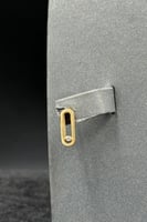 طقم مستطيل ذهب تصميم الماس عيار 18 وزن 14.5 جرام