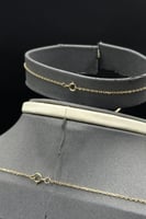 طقم ذهب تصميم الماس عيار 18 وزن 10.4 جرام