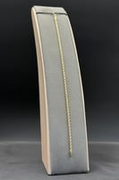 اسوارة مجدول ذهب صافي عيار 18 وزن 1.2 جرام