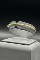 اسوارة ذهب ايطالي عيار 18 وزن من 2.1 الى 2.2 جرام