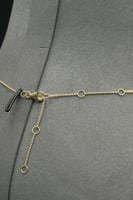 عقد ذهب ايطالي عيار 18 وزن 14.4 الى 14.9 جرام