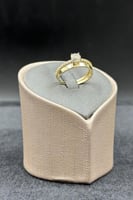 دبلة توينز ذهب تصميم الماس عيار 18 وزن 2.6 جرام