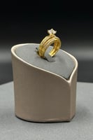 دبله توينز ذهب تصميم الماس عيار 21 المميز