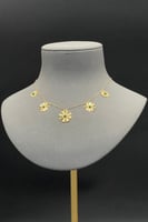 شوكر رموش الذهب ( عدة الوان ) عيار 21 وزن من 2.9 ا...