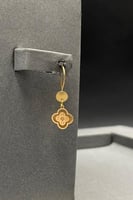 طقم وردة دورين ذهب صافي عيار 21 وزن 3.9 جرام