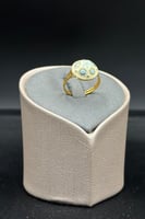 خاتم ذهب تصميم هندي عيار 21 وزن 1.9 جرام