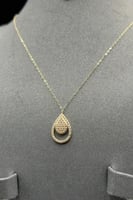 طقم ذهب عيار 18 قطرة الصفاء وزن 3 جرام