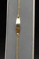 اسوارة اطفال جنزير ذهب صافي عيار 18 وزن 3.1 جرام