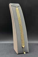 اسوارة ذهب صافي ايطالي عيار 18 وزن 10.6 جرام