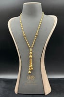 قلادة كور ذهب صافي عيار 21 وزن 20.4 جرام