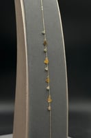 اسوارة اطفال شكل قلوب ذهب تصميم الماس