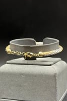 اسوارة قماش ذهب صافي ايطالي عيار 18 وزن 7.75 جرام