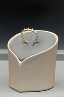 دبله ذهب تصميم الماس عيار 18 وزن 1.6 جرام