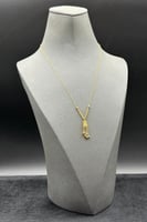 عقد نص مجدول ذهب صافي عيار 21 وزن من 1.5 الى 1.6 ج...