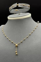 طقم كور ذهب صافي عيار 21 وزن من 3 الى 3.1 جرام