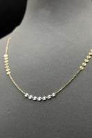 عقد ذهب صافي ايطالي عيار 18 وزن 3.2 جرام