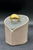 خاتم ذهب صافي عيار 21 وزن 4.2 جرام