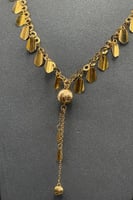 عقد كور ذهب تصميم الماس عيار 21 وزن 6.8 جرام