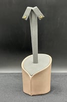 حلق طبي ذهب صافي عيار 18 وزن 0.4 جرام