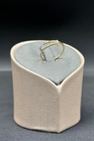 خاتم مسمار ذهب تصميم الماس عيار 18 وزن من 1.4 الى...