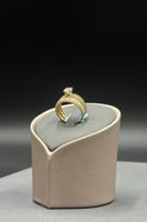 دبله توينز ذهب تصميم الماسي لأطلالة فاخرة