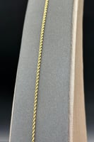 اسوارة مجدول ذهب صافي عيار 18 وزن من 0.6 الى 0.7 ج...