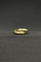 حلق دائري ذهب صافي ايطالي عيار 18 وزن من 0.9 الى 1...