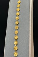 اسوارة وردات ذهب صافي عيار 21 وزن 4 جرام