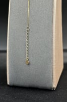 اسوارة دائري مع قلب ذهب صافي ايطالي عيار 18 وزن 0....