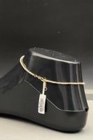 خلخال كور ذهب صافي ملون عيار 18 وزن 4.5 جرام