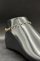 خلخال كور ذهب صافي ايطالي عيار 18 وزن 3.3 جرام